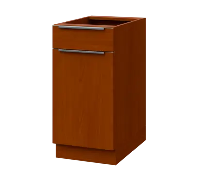 SIS - 4DZ spodní skříňka, 1-dveřová, 1-zásuvková, levá, 870x400x600, třešeň šumavská